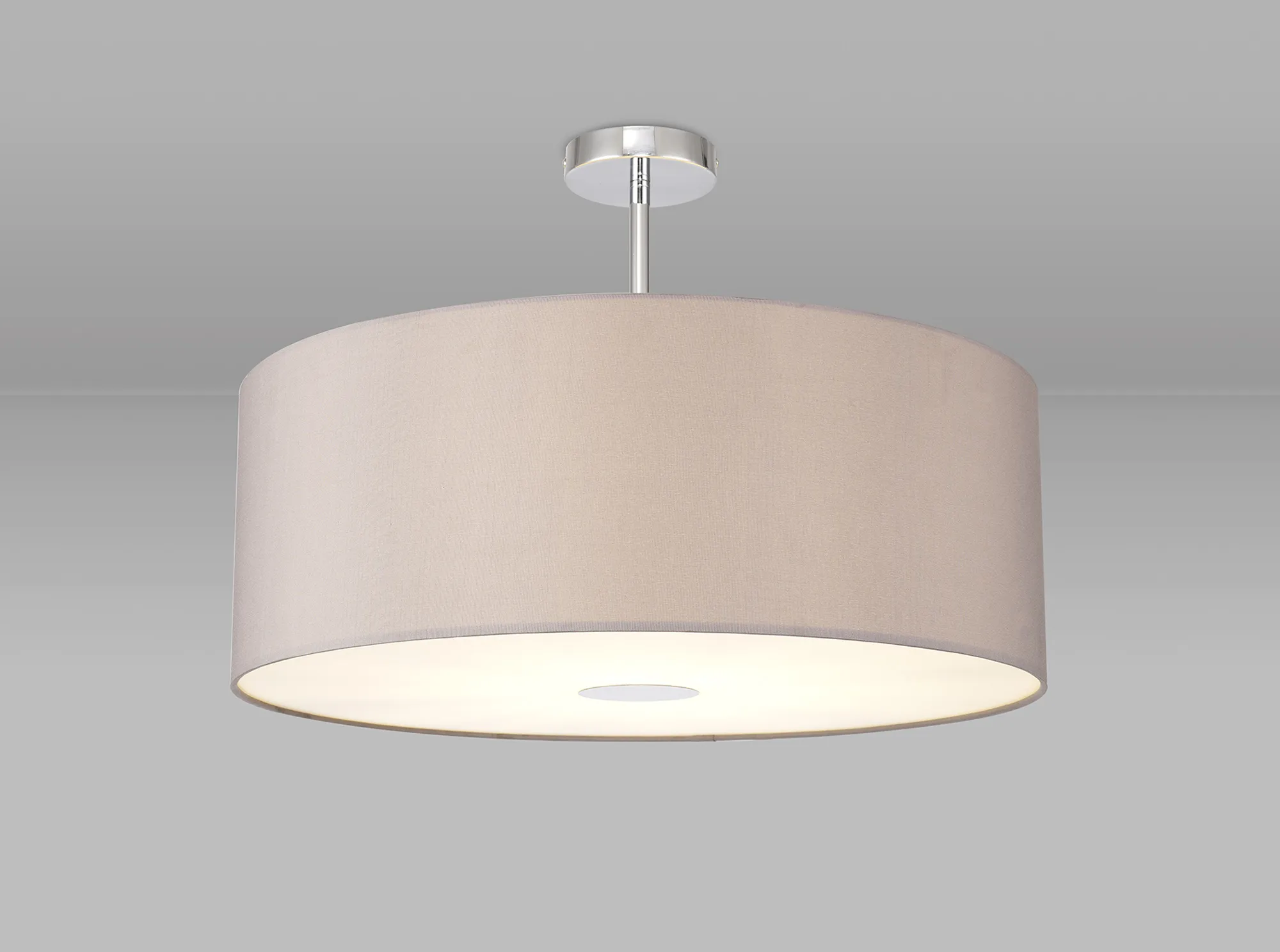Baymont CH GR Ceiling Lights Deco Semi Flush Fittings